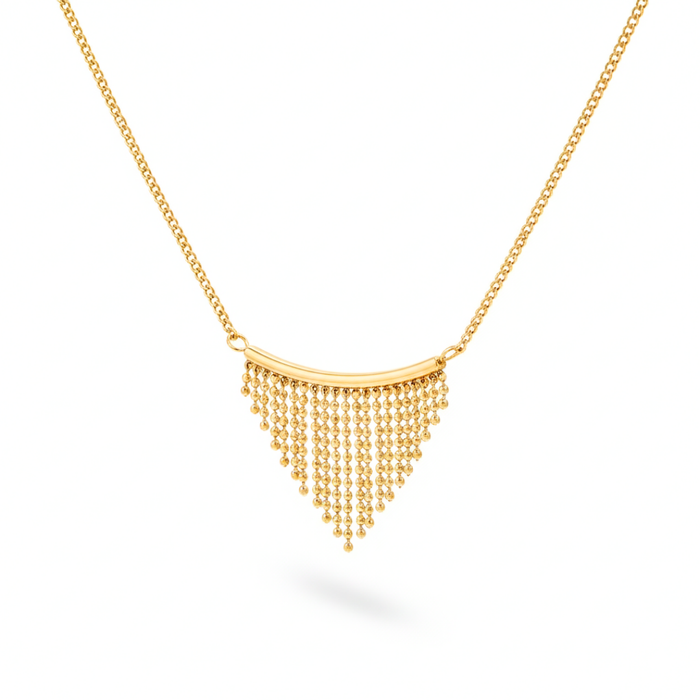 Bead Tassle Necklace