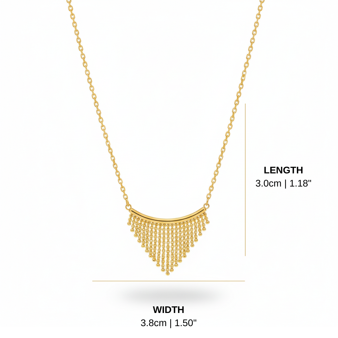 Bead Tassle Necklace