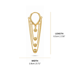Mode Chandbali Jhumka