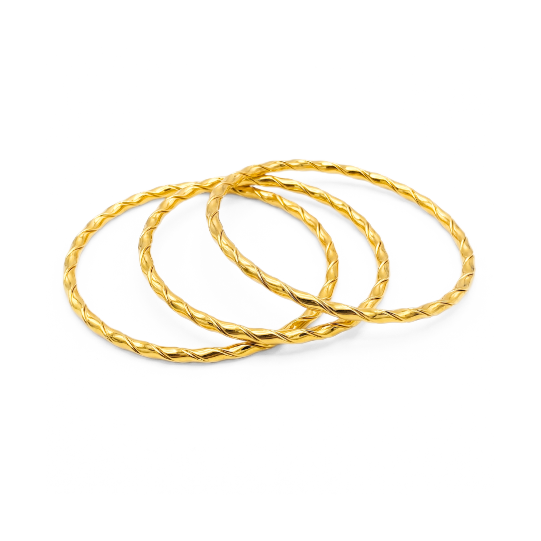 Buna Bangle Bracelet Set