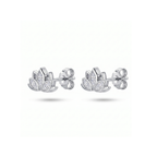 Lotus Stud Earring