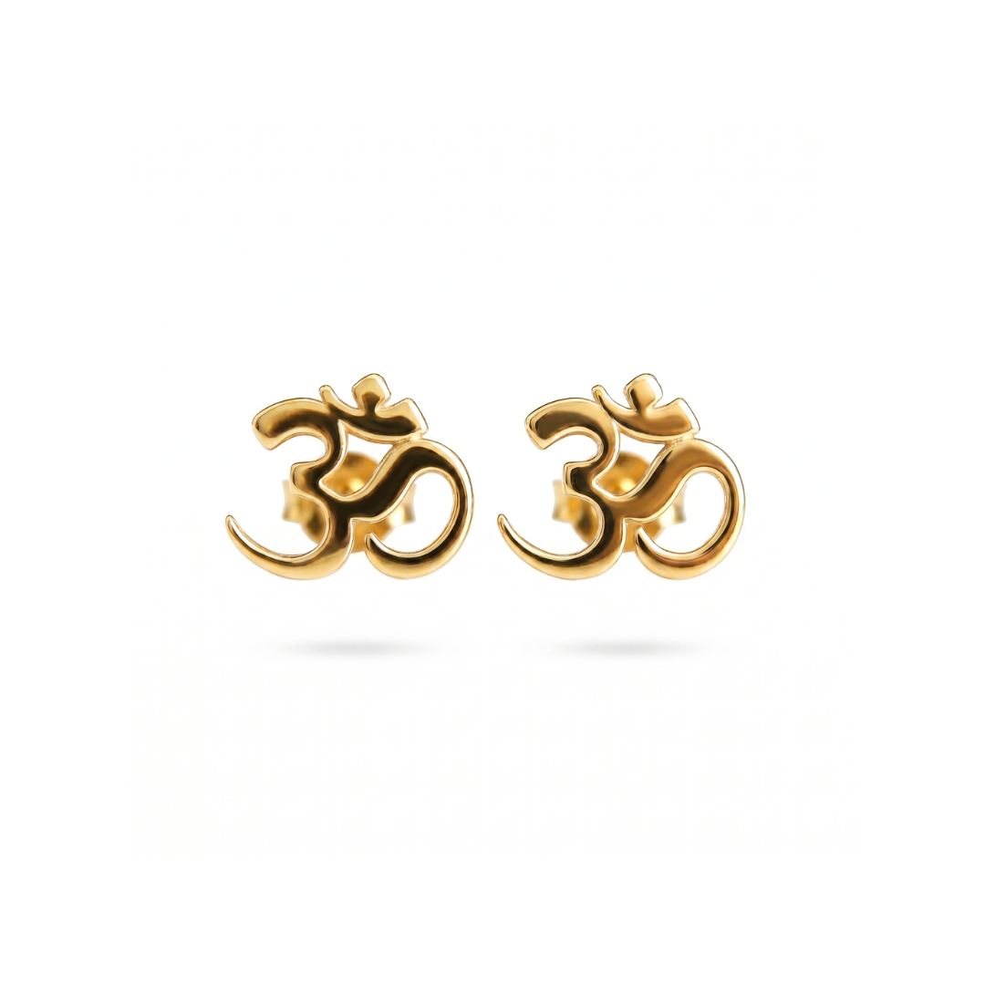 Om Stud Earring