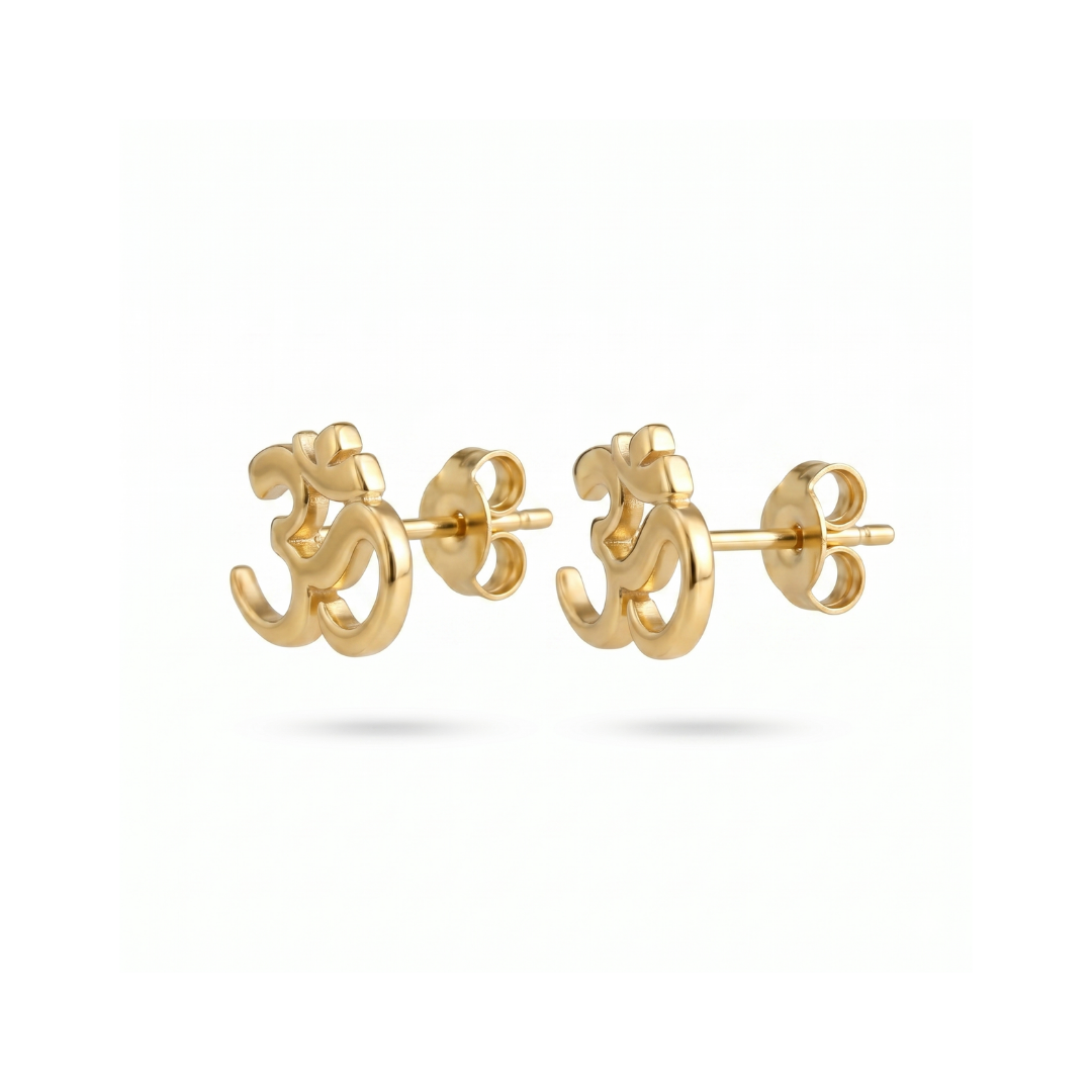 Om Stud Earring
