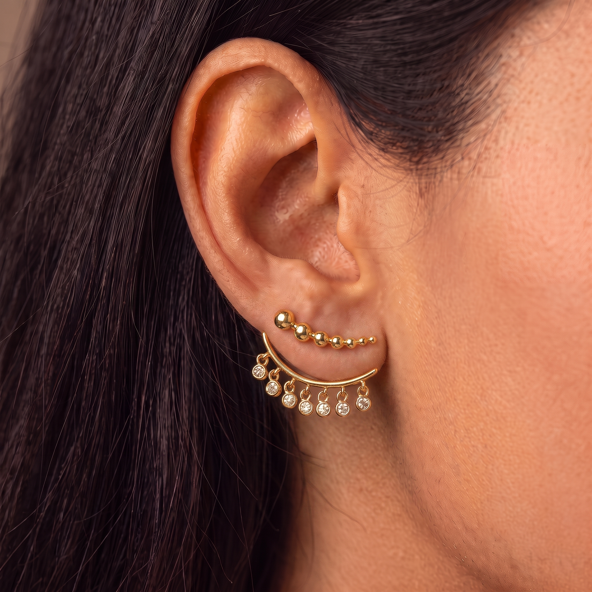 Nikata Chandbali Earrings
