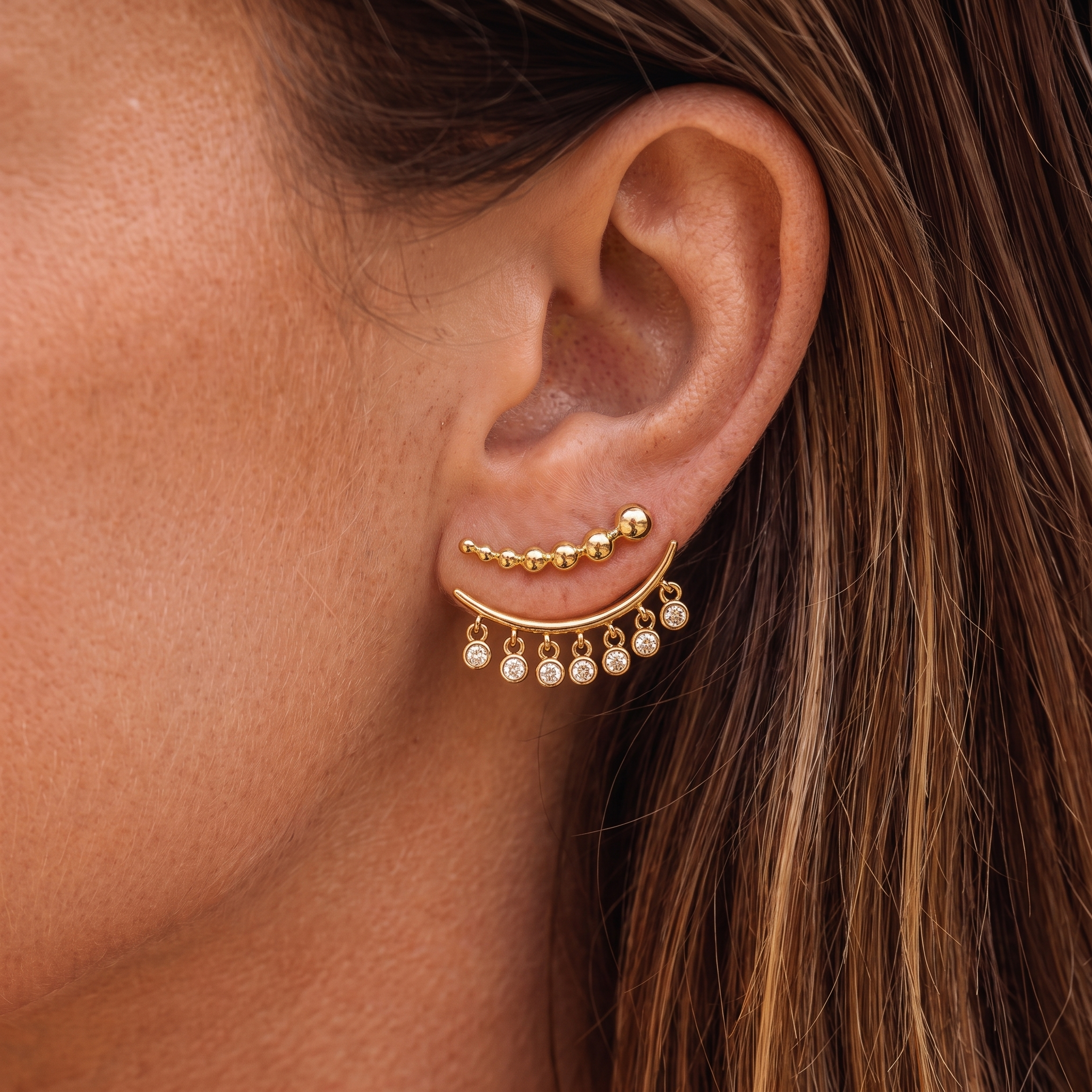 Nikata Chandbali Earrings