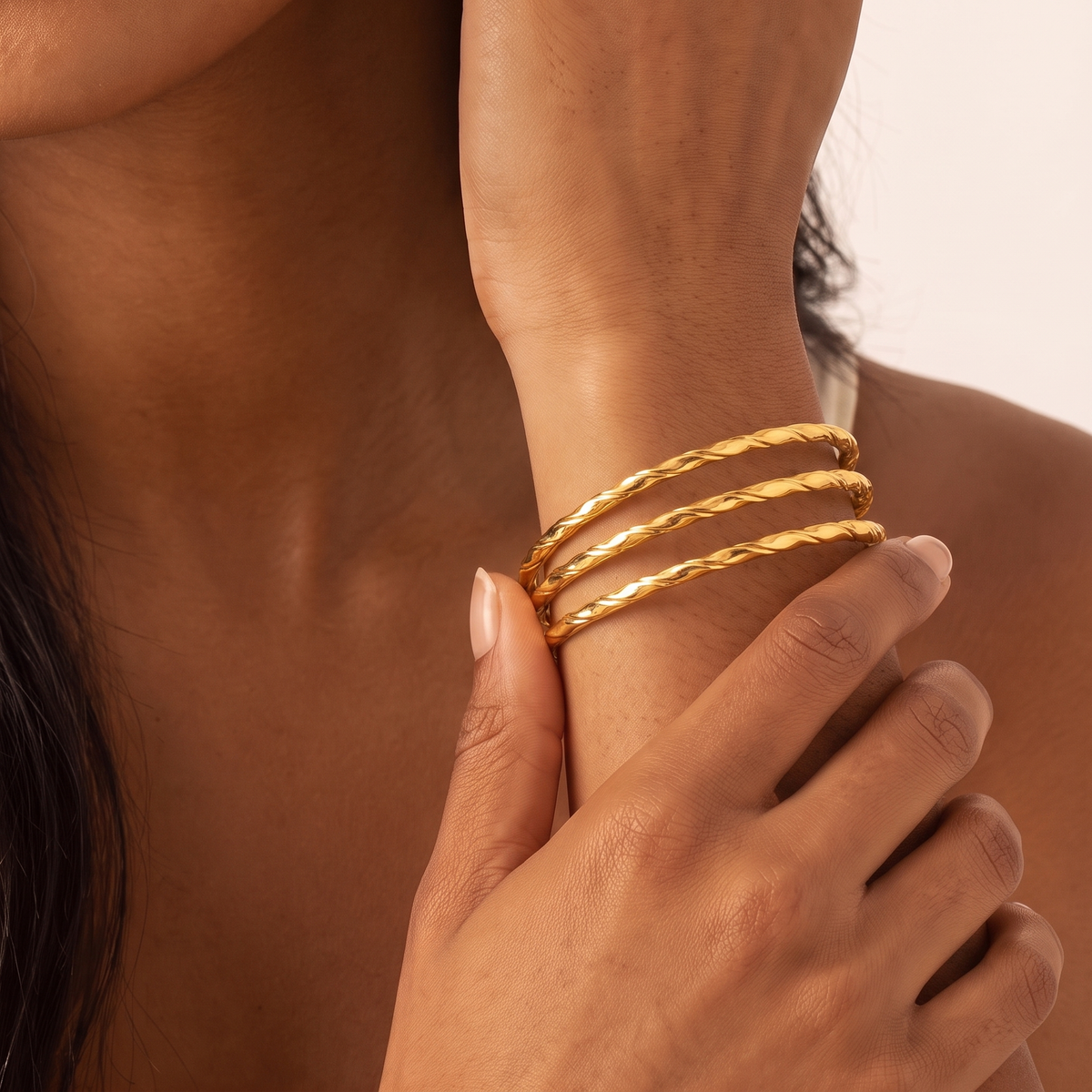 Buna Bangle Bracelet Set